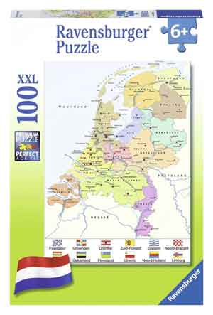 Legpuzzel Nederland Landkaart Puzzel Revensburger CITO