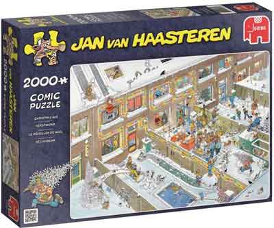 Jan van Haasteren Kerst Puzzel Kerstavond 2000 Stukjes